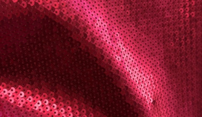 Сетка с пайетками фуксия С-74028