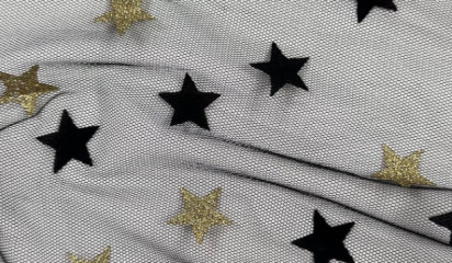 Сетка декоративная звезды С-357