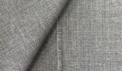 Костюмная ткань серая КМ-12759