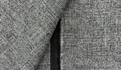 Костюмная ткань серая КМ-3410