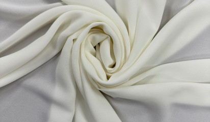 Креп-шифон молочный КШ-50057