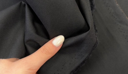 Костюмная ткань темно-серая КМ-27474