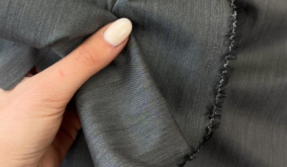 Костюмная ткань серая КМ-27242