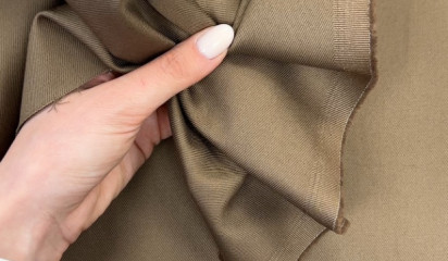 Костюмная ткань коричневая КМ-СО-139