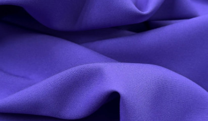Габардин насыщенный фиолетовый ГБ-010