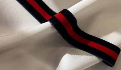 Тесьма бархатная неэластичная декоративная