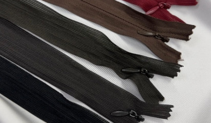 Потайная молния в ассортименте темные тона 20см