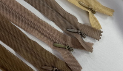 Потайная молния в ассортименте бежевые тона 20см