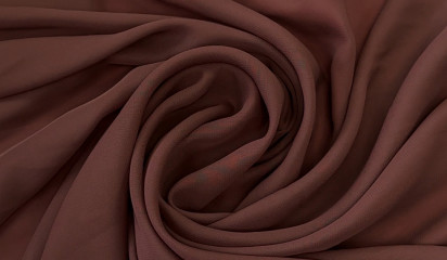Шифон коричневый Ш-011