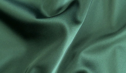 Сатен стрейч " SHULA" темно-зеленый СТ-021/49