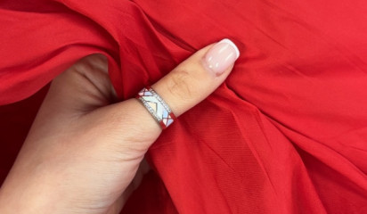 Тафта "EDITO" красная ТФ-062