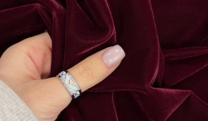 Бархат шелковый стрейч бордовый Б-139