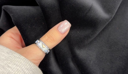 Бархат на хлопке стрейч черный Б-118/2