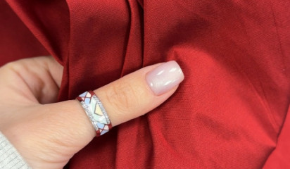 Тафта красная ТФ-056