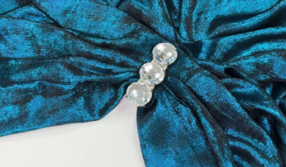 Плавательная ткань синяя ПЛ-054/2