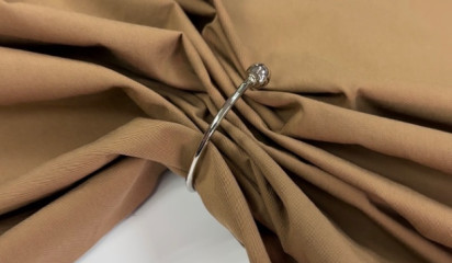 Хлопок костюмный бежевый ХБ-27913