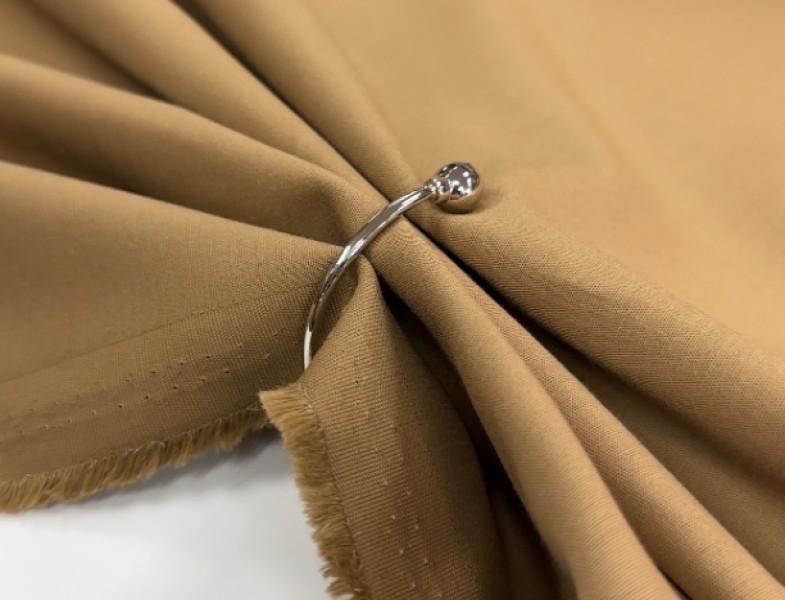 Хлопок костюмный бежевый ХБ-27656