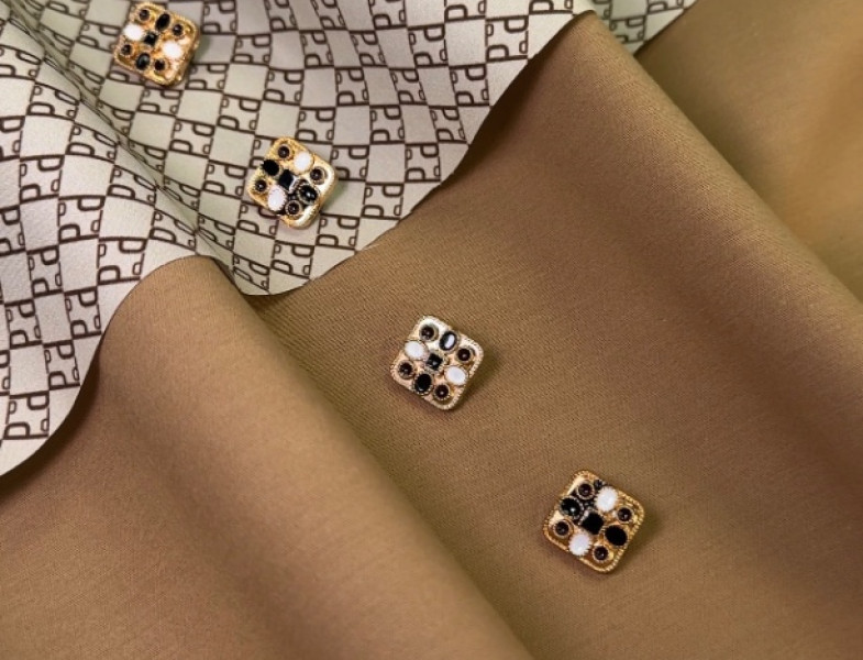 Хлопок костюмный бежевый ХБ-27656