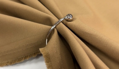 Хлопок костюмный бежевый ХБ-27656