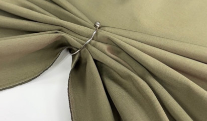 Хлопок костюмный болотный ХБ-144