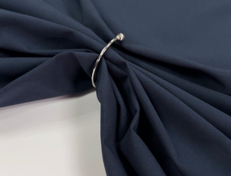 Хлопок костюмный темно-синий ХБ-26705