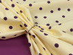 Хлопок в горох сливочное масло ХБ-28204