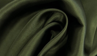 Плательная ткань зеленая ПЛ-46186