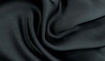 Плательная ткань темно-зеленая ПЛ-50074