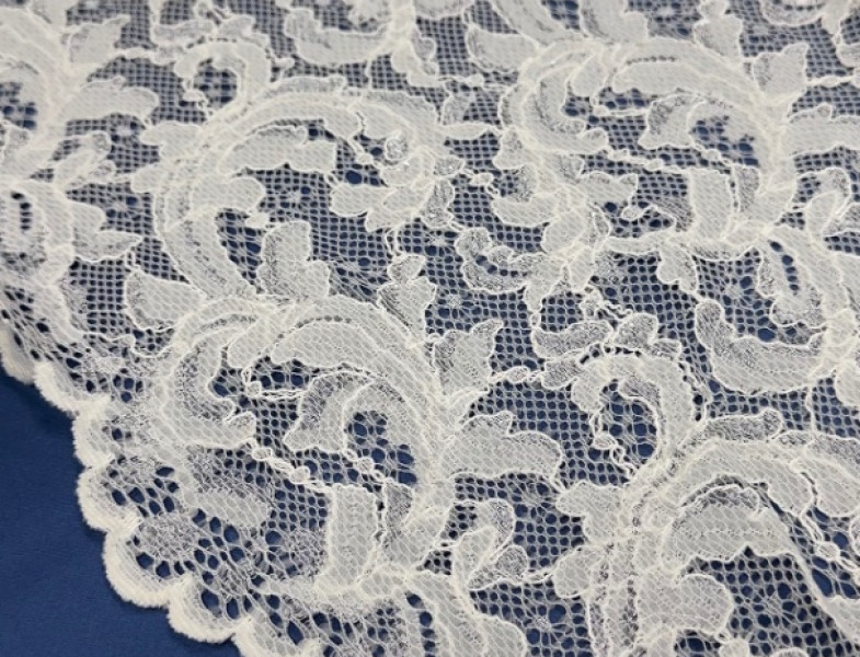 Кружево стрейч молочное КР-213