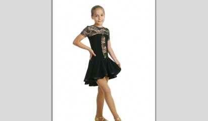 Платье детское черное TM_9