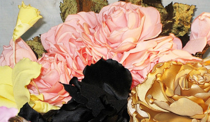 Цветок искусственный розовый IF_6