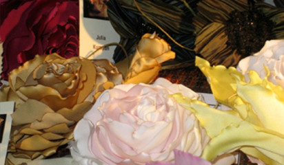 Цветок искусственный розовый IF_7