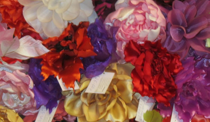 Цветок искусственный красный.желтый,розовый IF_9