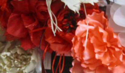 Цветок искусственный красный IF_11