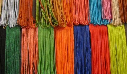 Бахрома петельная зеленая,оранжевая B_2