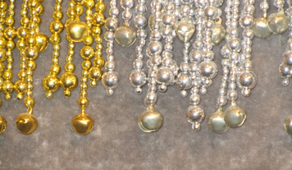 Бахрома золотая,серебряная B_8