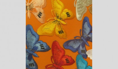 Аппликация "Бабочка" синяя,красная,желтая AP_28