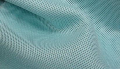 Сетка неопреновая голубая для платья IK_19