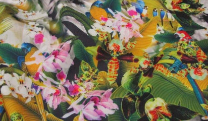 Неопрен с цветочным принтом NP_7