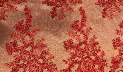 Кружево красное КР - 065