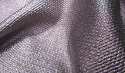 Трикотаж серебристо-черный фактурный ТР-88001