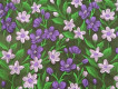 Жаккард с фиолетовыми цветами ЖК-4568