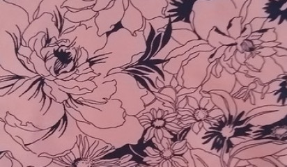 Жаккард розовый с крупными цветами ЖК-75260/1