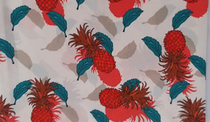 Плательная с растительным принтом ПЛ -52681