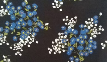 Плательная с крупным цветочным принтом ПЛ - 4673