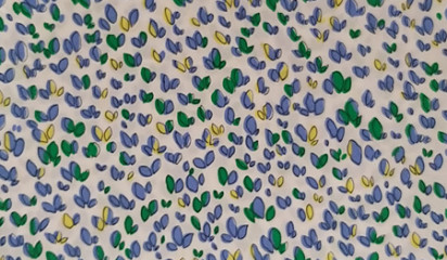 Плательная с мелким растительным принтом ПЛ - 2559