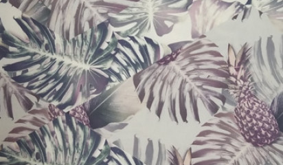 Плательная с растительным принтом ПЛ - 034/9