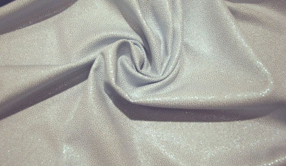 Ткань плательная голубая с напылением ПЛ-004/1