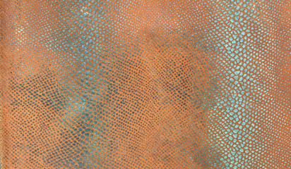 Бифлекс оранжевый с  серебряным напылением ГЛ-011/1