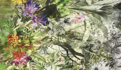 Шифон искусственный принтованный Ш-3285